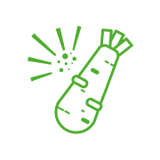 톡 쏘는 와사비의 매운 향과 상큼한 무의 조화